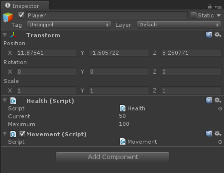 【Unity3D】Unity的GameObject和Components_ico